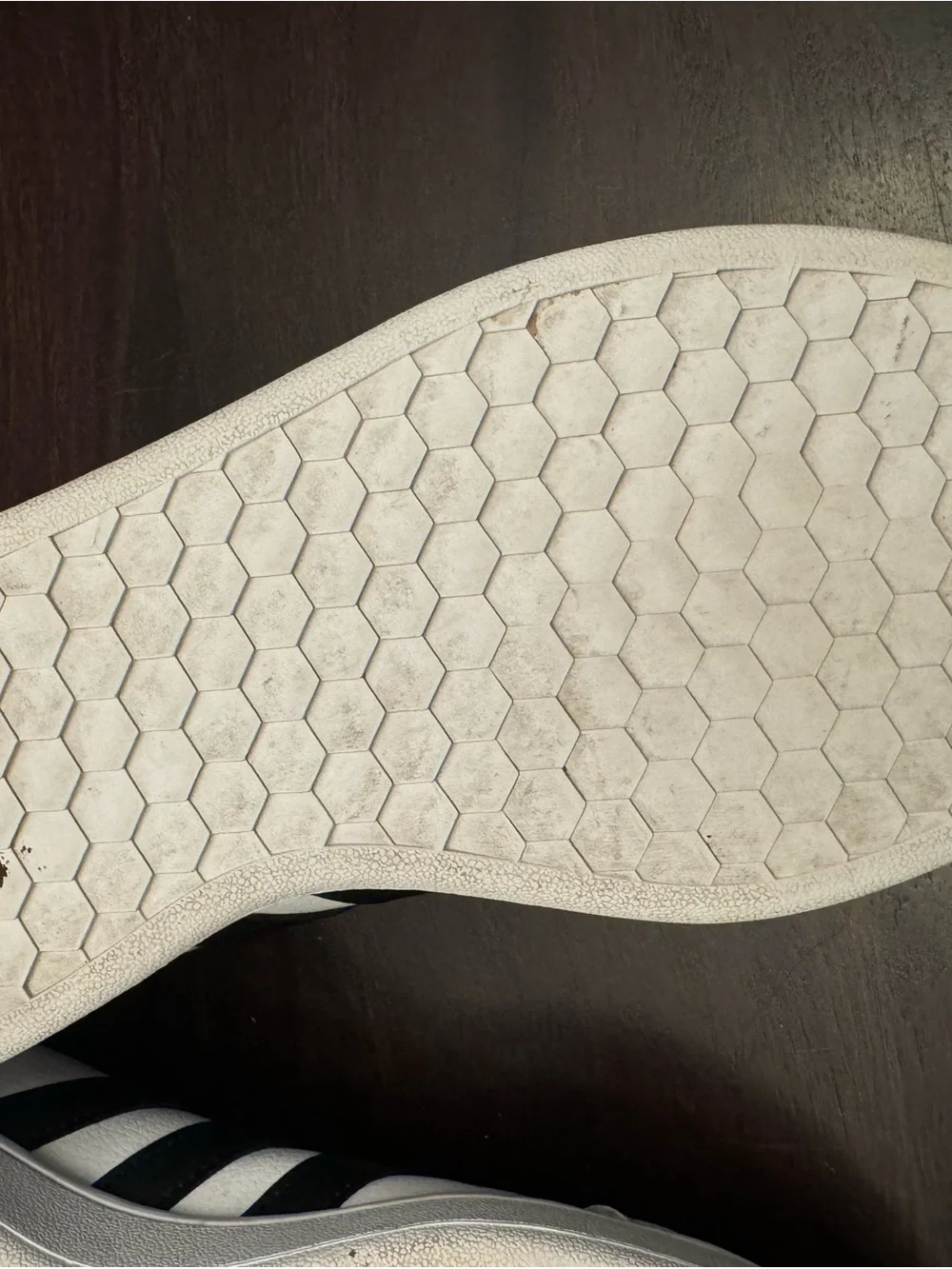 adidas Women’s Grand Court Sneakers White Black Cloudfoam insole Size 8.5